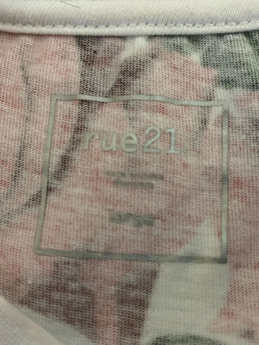 Rue 21 Bleeding Roses Top - Picture 7 of 7